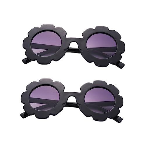 LIGIGWASH 2 Stück Uv Sonnenbrille mit Schwarzem Sonnenblumenrahmen Leichte Partybrille für Jungen und Mädchen Modisches Accessoire für Outdoor Aktivitäten und Kostümierung LIGIGWASH 2 Stück Uv Sonnenbrille mit Schwarzem Sonnenblumenrahmen Leichte Partybrille für Jungen und Mädchen Modisches Accessoire für Outdoor Aktivitäten und Kostümierung von LIGIGWASH
