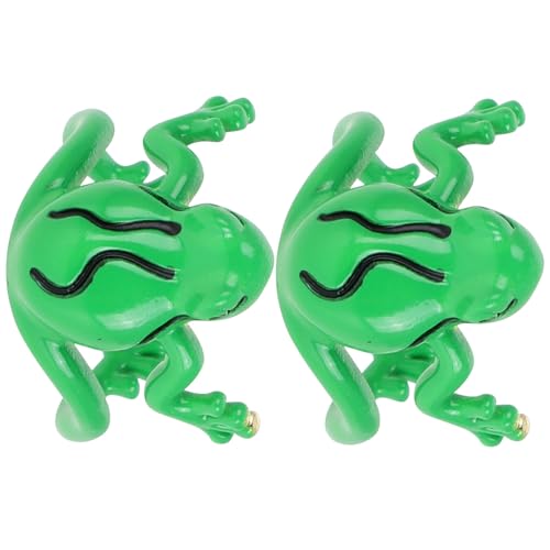 LIGIGWASH 2 Stück Verstellbare Frosch ringe für Damen Süße Offene Tier ringe Leichtes Material Vielseitiges Design für Alltag und Party Modische Schmuck accessoires von LIGIGWASH