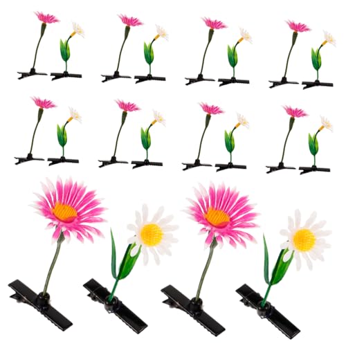 LIGIGWASH 20 Stück Teiliges Haarklammern mit Künstlichen Blumen Niedliche Haarspangen für Mädchen Stabiler Haarschmuck Vielseitig Einsetzbar Kopfaccessoires von LIGIGWASH