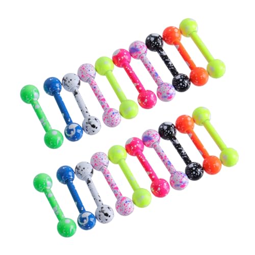 LIGIGWASH 20 Stück Teiliges Ohrstecker Damen Rostfreier Mattierte Dumbbell Form Langlebig und Komfortabel Ohrknochen Studs für Frauen und Mädchen zu Geburtstag und Feiertagen LIGIGWASH 20 Stück Teiliges Ohrstecker Damen Rostfreier Mattierte Dumbbell Form Langlebig und Komfortabel Ohrknochen Studs für Frauen und Mädchen zu Geburtstag und Feiertagen von LIGIGWASH
