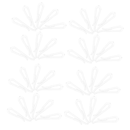 LIGIGWASH 200 Stück Transparenter Hemdclip Kleider U-förmige Clips U-förmiger Hemdclip Hemd-krokodilklemmen Klare Krokodilklemmen Transparenter Clip Für Kleidungsstücke Polybingen von LIGIGWASH