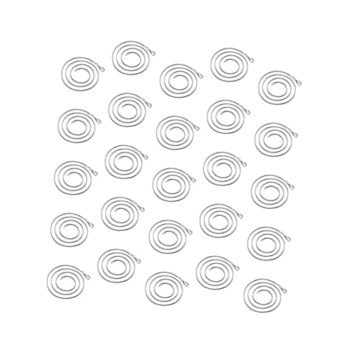 LIGIGWASH 25 Stück Teiliges Schlangenkette Halskette Silberplattiert Kupferlegierung Langlebige DIY Schmuckkette mit Schlaufenverschluss Anhängerkette für Damen und Herren von LIGIGWASH