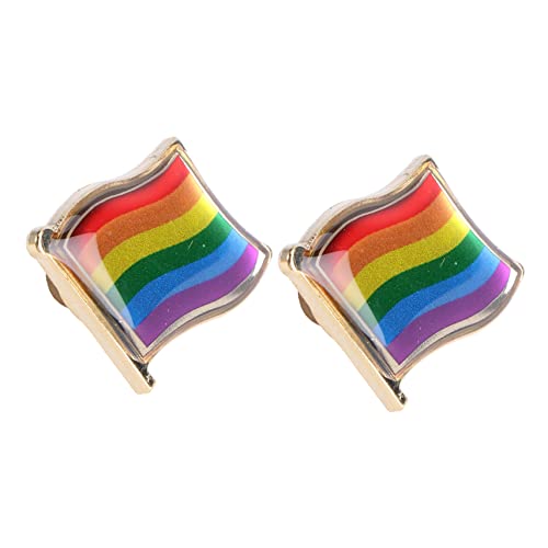LIGIGWASH 2Stücke Dekorative Lesbische Abzeichen Regenbogen Broschen für Lgbt Pride Events Pins für Kleidung Taschen Schals Kreatives für Unterstützer Freunde LIGIGWASH 2Stücke Dekorative Lesbische Abzeichen Regenbogen Broschen für Lgbt Pride Events Pins für Kleidung Taschen Schals Kreatives für Unterstützer Freunde von LIGIGWASH