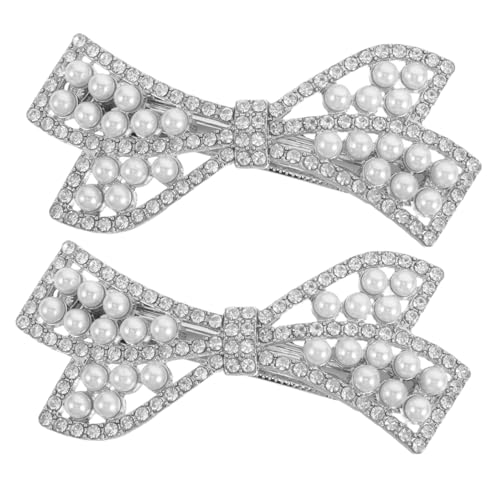 LIGIGWASH 2stücke Handgefertigte -haarnadeln Mit Glitzer-strass-haarspangen Für Frauen Accessoires Für Hochzeit Brautjungfern Freizeitkleidung von LIGIGWASH