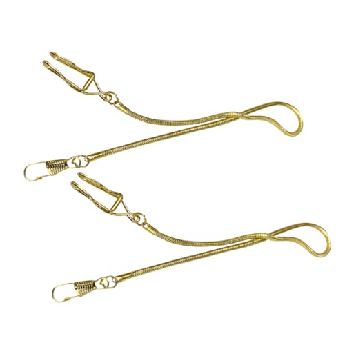 LIGIGWASH 2stücke Metall Taschenuhrketten Mit Verschluss Vintage Handtaschen Aufhänger Kette Für Taschenuhr Herren Anzugkette Taschenuhr Zubehör von LIGIGWASH