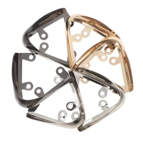 LIGIGWASH 3 Paar High Heel Zehenkappen Metall Stilvoller Schuhspitzenschutz für Damen Einfach Anzubringen Modisches Schuhzubehör für Spitze Schuhe von LIGIGWASH