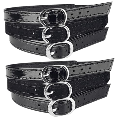 LIGIGWASH 3 Paare Verstellbare Unsichtbare Fersenriemen für Damen Elastische Kleine Knöchelriemen aus Pu material Rutschfeste High Heel Bindebänder für Sicheren Halt und Bequemen Sitz LIGIGWASH 3 Paare Verstellbare Unsichtbare Fersenriemen für Damen Elastische Kleine Knöchelriemen aus Pu material Rutschfeste High Heel Bindebänder für Sicheren Halt und Bequemen Sitz von LIGIGWASH
