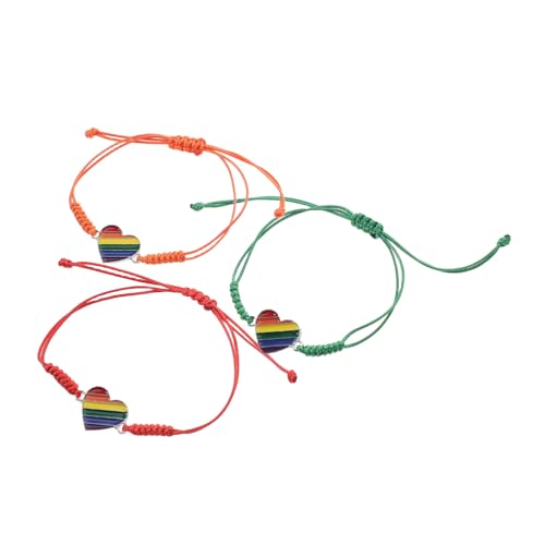 LIGIGWASH Herz Armband Regenbogen Freundschaft Armband Armbänder Schmuck Einzigartiges Stil Accessoire LIGIGWASH Herz Armband Regenbogen Freundschaft Armband Armbänder Schmuck Einzigartiges Stil Accessoire von LIGIGWASH