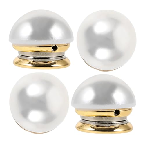 LIGIGWASH 3 Stück Magnetische Broschenknöpfe mit Perlenoptik kein Nähen Sicherer Verschluss für Damen Rutsch Shirt Clip für V Ausschnitt Tops und Strickjacken Leichter und Kompakter von LIGIGWASH