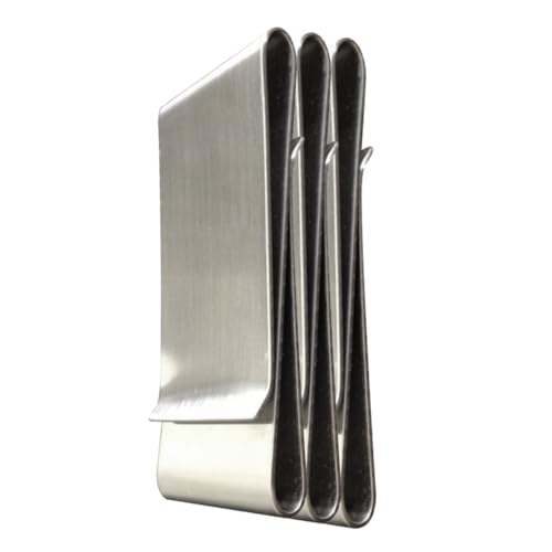 LIGIGWASH 3stücke Slim Metall Geldscheinklammer Minimalistischer Kartenhalter Für Bargeld Und Kreditkarten Stilvolle Geldbörse Für Geschäftsreisen DREI-falt Traum von LIGIGWASH