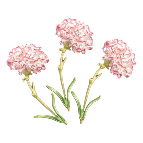 LIGIGWASH 3 Stück Nelke Brosche Blumenstift Vintage-Stift Blumenbrosche Blütenbrosche Kleidungsbrosche Frauen Brosche Legierungs-Strassbrosche Hutbrosche Corsagen- Zinklegierung Rosa LIGIGWASH 3 Stück Nelke Brosche Blumenstift Vintage-Stift Blumenbrosche Blütenbrosche Kleidungsbrosche Frauen Brosche Legierungs-Strassbrosche Hutbrosche Corsagen- Zinklegierung Rosa von LIGIGWASH