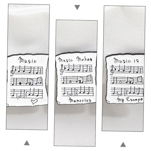 LIGIGWASH 3 Stück Teiliges Cartoon Musiknoten Broschen Anstecknadeln aus Legierung Mini Schmuck für Damen und Herren Vielseitig Kombinierbar Modisch und Hautfreundlich von LIGIGWASH