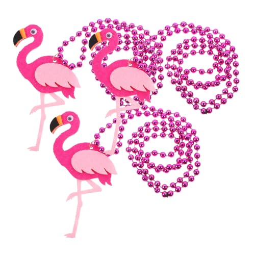 LIGIGWASH 3 Stück Teiliges Flamingo Halskette Hawaii Party Schmuck Damen Modisch Eleganter Anhänger Tropisch Sommerlich für Strandfest und Luau Feier LIGIGWASH 3 Stück Teiliges Flamingo Halskette Hawaii Party Schmuck Damen Modisch Eleganter Anhänger Tropisch Sommerlich für Strandfest und Luau Feier von LIGIGWASH
