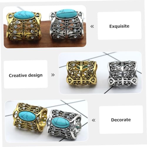 LIGIGWASH 3 Stück Vintage Türkis Schalschnallen mit Hohlmuster und Strassbesatz Modische Halstuch clips aus Robustem für Damen Kleidung und Tücher Vielseitig für Alltag und Festliche von LIGIGWASH