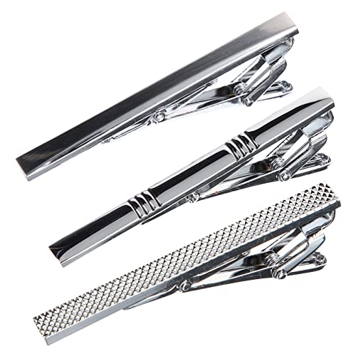 LIGIGWASH 3stücke Krawattenclip Für Männer Business Krawattenzubehör Aus Langlebigem Eleganter Krawattenhalter Für Hochzeit Büro Und Alltag von LIGIGWASH