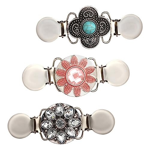 LIGIGWASH 3stücke Anstecknadel Sicherheitsnadel Zarte Broschen Kleine Stoffschnalle Schmuckzubehör Für Frauen von LIGIGWASH