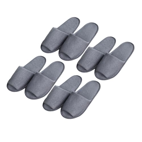 LIGIGWASH 4 Paare Herren Einweg Faltbare Hausschuhe Leicht Atmungsaktiv Reise Slipper Hotel Slipper Komfortabel Rutschfest Schutz für Gäste und Zuhause von LIGIGWASH