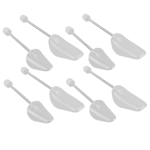 LIGIGWASH 4 Paare Kunststoff Schuhspanner mit Federunterstützung Flexibler Formhalter für Herren und Damen Verhindert Falten Geeignet für Sneaker Stiefel und Verschiedene Schuharten Kompakt von LIGIGWASH