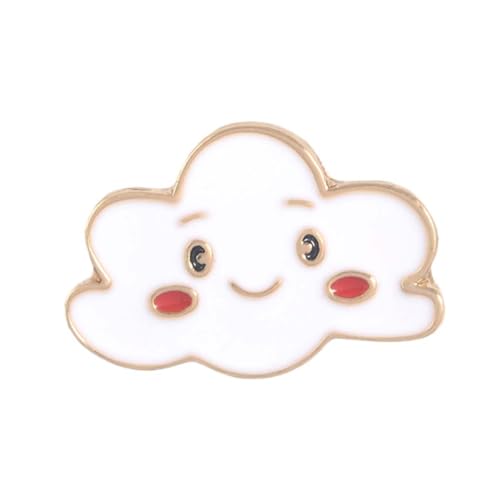 LIGIGWASH 4 STÜCKE Teiliges Set Niedliche Mond Regenbogen Brosche Kreative Cartoon Nadeln für Mädchen Accessoire Dekorieren von Kleidung und Taschen von LIGIGWASH