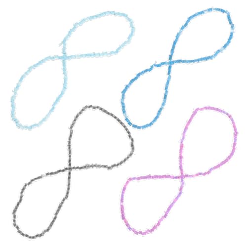 LIGIGWASH 4 Stck Teiliges Fußkettchen Damen mit Leuchtenden Mehrfarbigen Perlen Nachtaktive Wasserfeste Schmuckstücke für Strand Festival und Alltag Verstellbar Modisch und Langlebig von LIGIGWASH