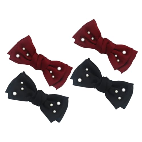 LIGIGWASH 4 Stück Schuhclips Damen Schleifen Teiliges Abnehmbare Schuhschmuck Dekorative Bowknot Schuhanhänger für Hochzeit Party High Heels Flats Boots Sandalen von LIGIGWASH