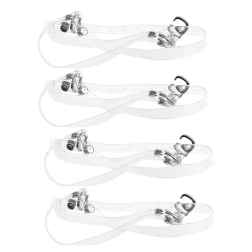 LIGIGWASH 4 Stück Verstellbare High Heels Fersenriemen aus Metall Tpu Unsichtbare Anti rutsch Schnürsenkel für Damen Abnehmbare Knöchelriemen für Festen Halt und Modische Optik LIGIGWASH 4 Stück Verstellbare High Heels Fersenriemen aus Metall Tpu Unsichtbare Anti rutsch Schnürsenkel für Damen Abnehmbare Knöchelriemen für Festen Halt und Modische Optik von LIGIGWASH