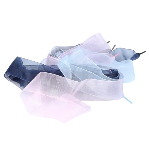 LIGIGWASH 4Paare Dekorative Schnürsenkel für Damen Stilvolles Schuhzubehör Freizeitschuhe Sportschuhe von LIGIGWASH