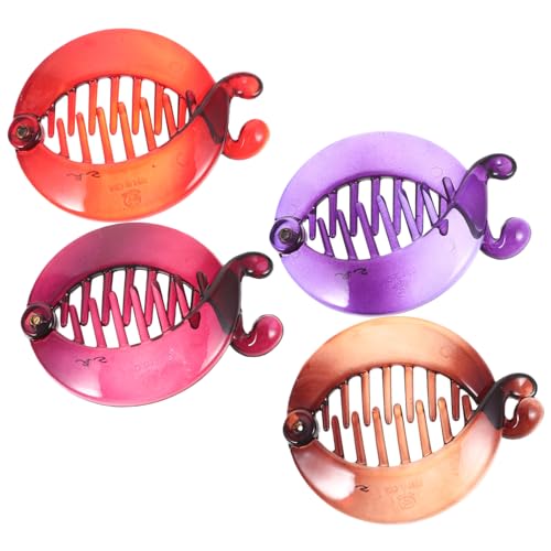 LIGIGWASH Bananen Haarspangen für Damen 4 Stück Haarclips für Dickes und Langes Haar Haarklammern für Besondere Anlässe von LIGIGWASH