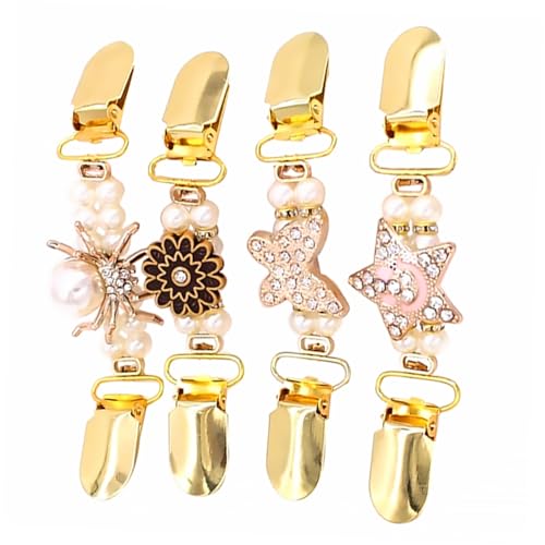 LIGIGWASH 4stücke Strickjacken-klammern Kleidung Entenschnabel Schnallen Kreative Pullover-klemmen Für Pullover Schals Und Mehr von LIGIGWASH