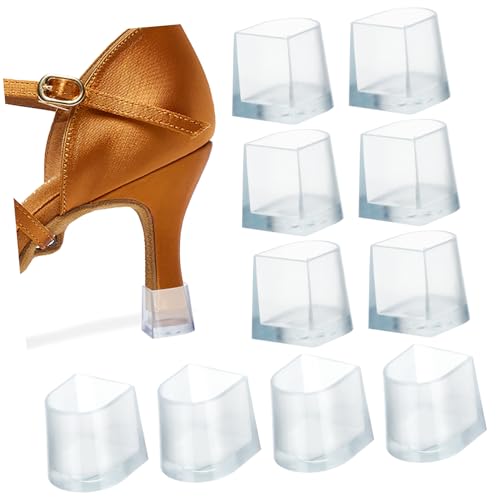 LIGIGWASH 5 Paar Abriebfeste High Heel Schoner Transparent Antirutsch Fersenschutz für Damen Schuhe Schutz vor Grasschlamm und Rissen Wiederverwendbar LIGIGWASH 5 Paar Abriebfeste High Heel Schoner Transparent Antirutsch Fersenschutz für Damen Schuhe Schutz vor Grasschlamm und Rissen Wiederverwendbar von LIGIGWASH