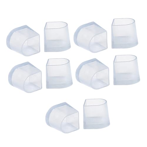 LIGIGWASH 5 Paar Fersenschutz für High Heels Abriebfest rutschfeste Schuhabsatz Schoner Transparente Absatzschutz Cover Schützende Fersenüberzüge für Damen Langlebig und Einfach Anzuwenden von LIGIGWASH