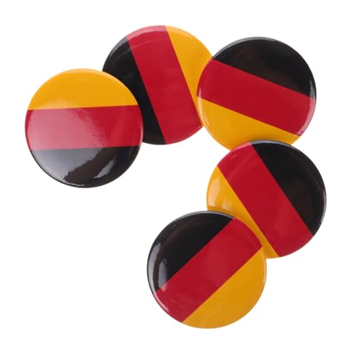 LIGIGWASH 5 Stück Teiliges Nationalflagge Broschen Pin Zinklegierung Metall Anstecker für Kleidung Party Alltagsmode Dekorativ für Anzüge Kleider Mäntel Geeignet für Männer und Frauen von LIGIGWASH