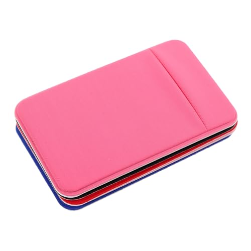 LIGIGWASH 5 Stück Teiliges Selbstklebendes Handy-kartenetui Ultradünn Schlank Leicht für Kreditkarten Ausweise Businesskarten Geeignet für Smartphones in Schwarz Rosa Rot Blau von LIGIGWASH