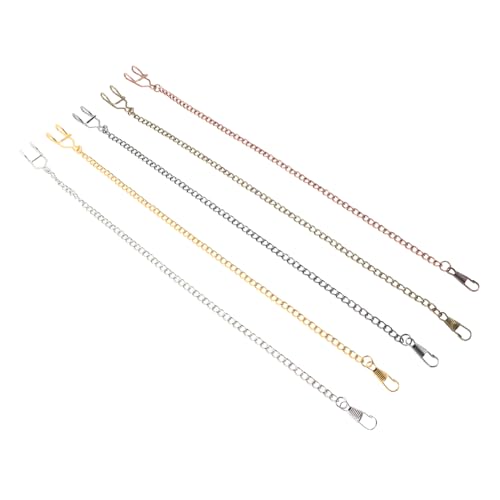 LIGIGWASH 5 Stück Vintage Taschenuhr Kette Teiliges Legierung Retro Stil Gürtelkette für Herren Business Casual Jeans Accessoire Flexibel Tragbar für Geburtstag Hochzeit von LIGIGWASH