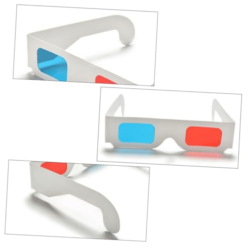 LIGIGWASH 50 Stück Anaglyph Brillen aus Karton Filme Brille für Filme Reisen und Dvds Leicht Rot blau Papierrahmen Komfortable Sicht für Familie und Freunde LIGIGWASH 50 Stück Anaglyph Brillen aus Karton Filme Brille für Filme Reisen und Dvds Leicht Rot blau Papierrahmen Komfortable Sicht für Familie und Freunde von LIGIGWASH