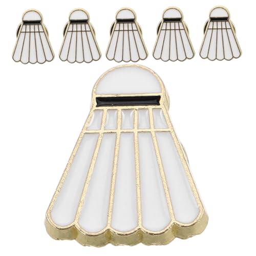 LIGIGWASH 6 Stück Teiliges Cartoon Badminton Broschen aus Langlebiger Zinklegierung Niedliche Sport anstecknadeln für Jacken Taschen und Kleidung Vielseitiges Accessoire für Damen und von LIGIGWASH