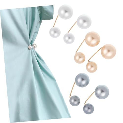 LIGIGWASH 6stücke Broschennadeln Mit Kunstperlen Für Damen Pullover Kragen Corsage Gemischter Stil Aus Hochwertigem Kunstperlen Und Legierungsmaterial Robust Und Langlebig Für von LIGIGWASH