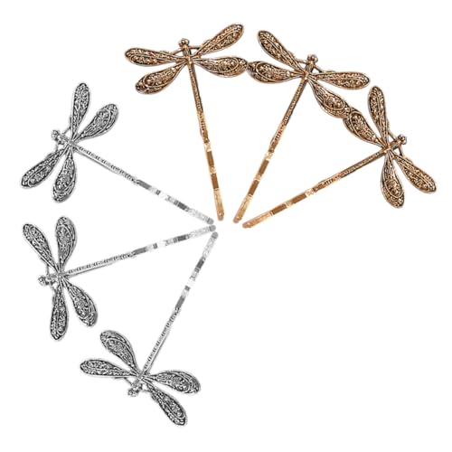 LIGIGWASH 6stücke Teiliges Vintage Haarklammern Libelle Für Damen Dekorative Haarspangen Kleine Haarklammern Für Elegante Frisuren Haarschmuck von LIGIGWASH
