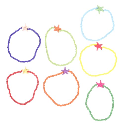 LIGIGWASH 7 Stck Teiliges Boho armband Meeresstern perlen Handgefertigter Schmuck für Damen und Teenager Modisches Vielseitiges Armband für Alltag Hochzeit und Besondere Anlässe von LIGIGWASH