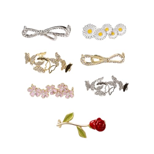 LIGIGWASH 7Stücke Edelsteinschuh Charms Teiliges Kreative Schuhschnallen für Damen Dekorative Clips für Flachschuhe Sandalen High Heels für Festliche Anlässe Besondere Anlässe von LIGIGWASH