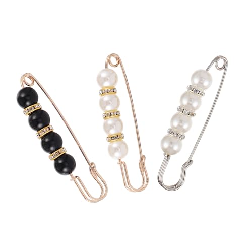 LIGIGWASH 8 Stück Teiliges Perlenbroschen Damenmodisch Langlebige Stecknadeln für Kleidung und Pullover Vielseitig Tragbar Geschenkidee für Frauen und Freunde Zufällige Zufällige Farbe von LIGIGWASH