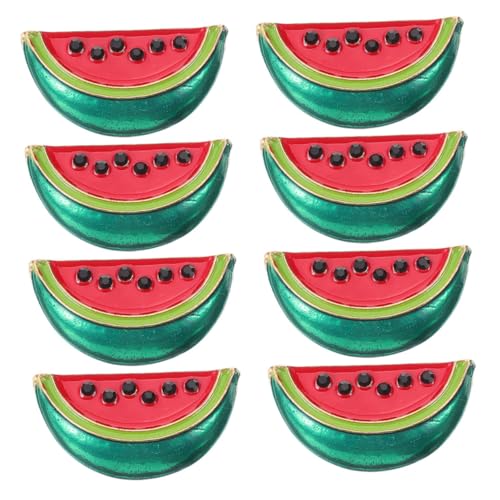 LIGIGWASH 8 Stück Teiliges Wassermelonen broschen Modische Anstecknadeln für Damen Kleidungsdekorationspins Leicht zu Befestigen Vielseitig für Pullover Kleider Schals Geschenkidee von LIGIGWASH