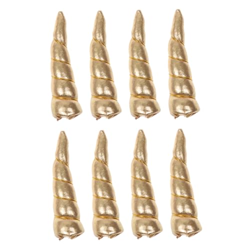 LIGIGWASH 8stücke Einhorn Stirnband Diy Bastelset Zubehör Einhornhaarband Fantasy Design Junge Mädchen Kostüm Accessoire Geburtstag Party Dekoration Handwerk Projekt Bastelmaterial Ohrkappen von LIGIGWASH