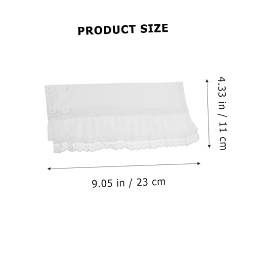 LIGIGWASH Abnehmbare Spitzen Falsche Ärmel Manschetten Damen Dekorative Fake für Kleider Pullover Blusen Kragen Einfach zu Tragen und Waschbar von LIGIGWASH