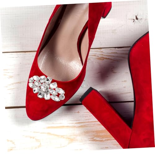 LIGIGWASH Abnehmbare Strass Schuhclips Glitzernde Schuhschmuck für Damen High Heels Sandalen Hochzeit Einfache Befestigung Vielseitige Dekoration Sicherer Halt Stilvolle Accessoires LIGIGWASH Abnehmbare Strass Schuhclips Glitzernde Schuhschmuck für Damen High Heels Sandalen Hochzeit Einfache Befestigung Vielseitige Dekoration Sicherer Halt Stilvolle Accessoires von LIGIGWASH
