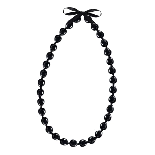 LIGIGWASH Abschlusskette mit Herzförmigen Perlen Schleifenverschluss für Graduierung Langlebig Farbecht für Abschlussfeiern Partys Symbolisiert Erinnerungen der Abschlusszeit von LIGIGWASH