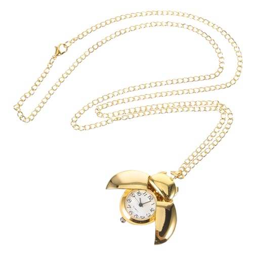 LIGIGWASH Käferform Uhrenanhänger Halskette Für Damen Und Herren Vintage Stil Taschenuhr Kette Mit Süßem Metalllegierung Schmuck Für Festival Und Party von LIGIGWASH