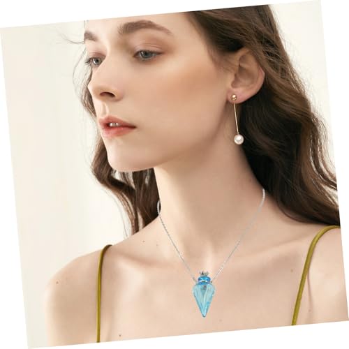 LIGIGWASH Aromatherapie Diffusor Halskette Damen Farbiger Anhänger Diffuser Schmuck für Besondere Anlässe Wie Dinner und Party Vielseitiger Ätherischer Öl Schmuck Einfach zu Verwenden von LIGIGWASH