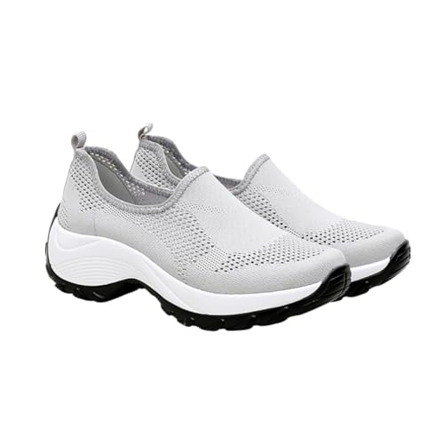 LIGIGWASH Atmungsaktive Damen Wanderschuhe mit Luftpolster Leichte Outdoor Sneaker für Fitness Wandern und Alltag Schnelltrocknendes Mesh Bequeme Passung Modisch und Vielseitig von LIGIGWASH