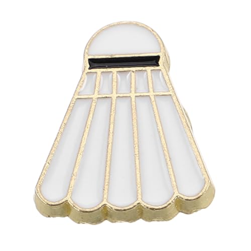 LIGIGWASH Badminton Brosche für Kleidung und Taschen Unisex Sportbrosche Robustem Stilvolle Badminton Anstecknadel für Jacken und Rucksäcke Modisches Accessoire von LIGIGWASH